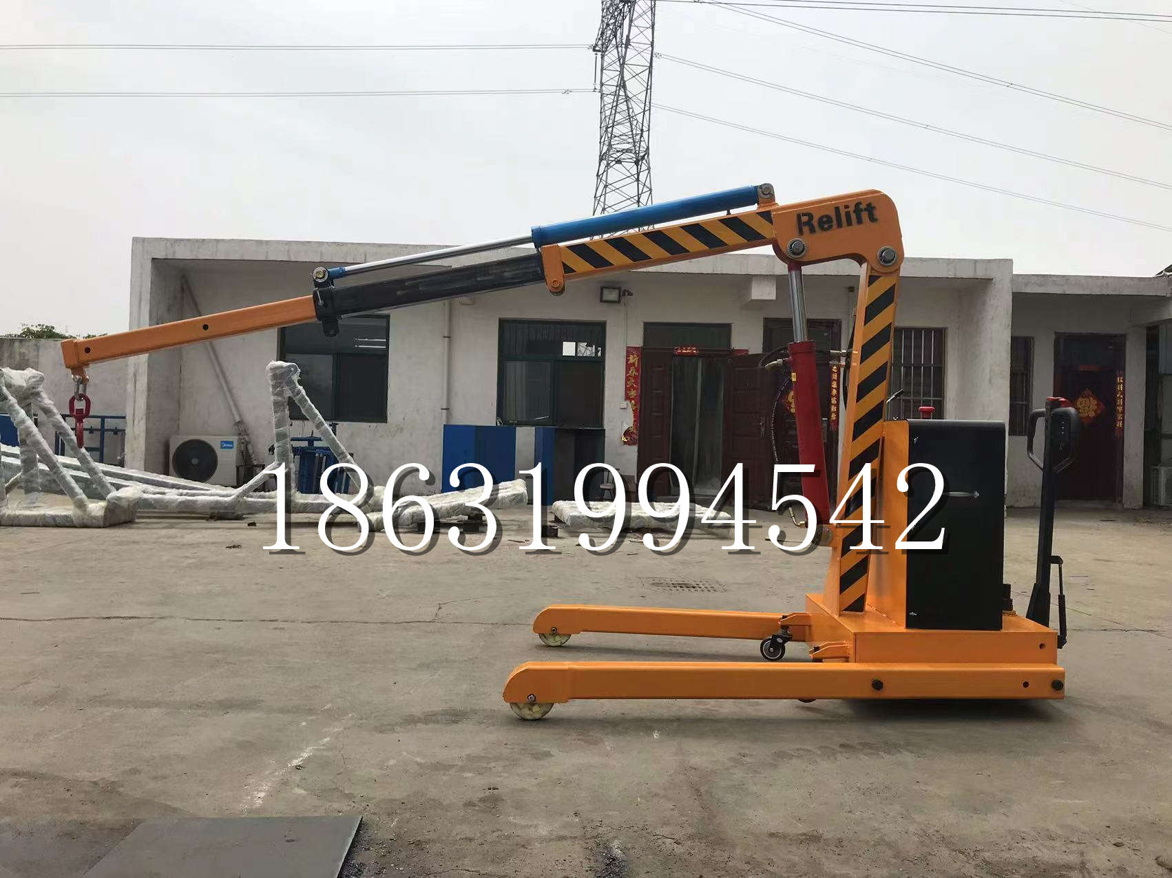 威县久征定做3吨三轮随车吊 农用园林绿化移树吊 平板工程用小吊机