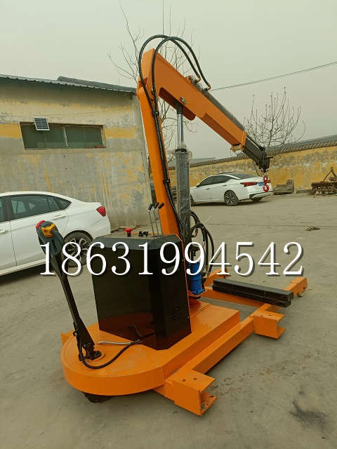 威县自卸车厢随车吊 自制轮式四不像起重机 四驱平板吊 5吨 贵盛